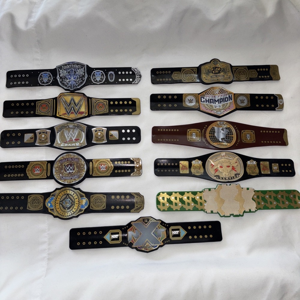 WWE Championship Slap Bands Complete Series 1 And 2 Of Seires 2 with Super Rares